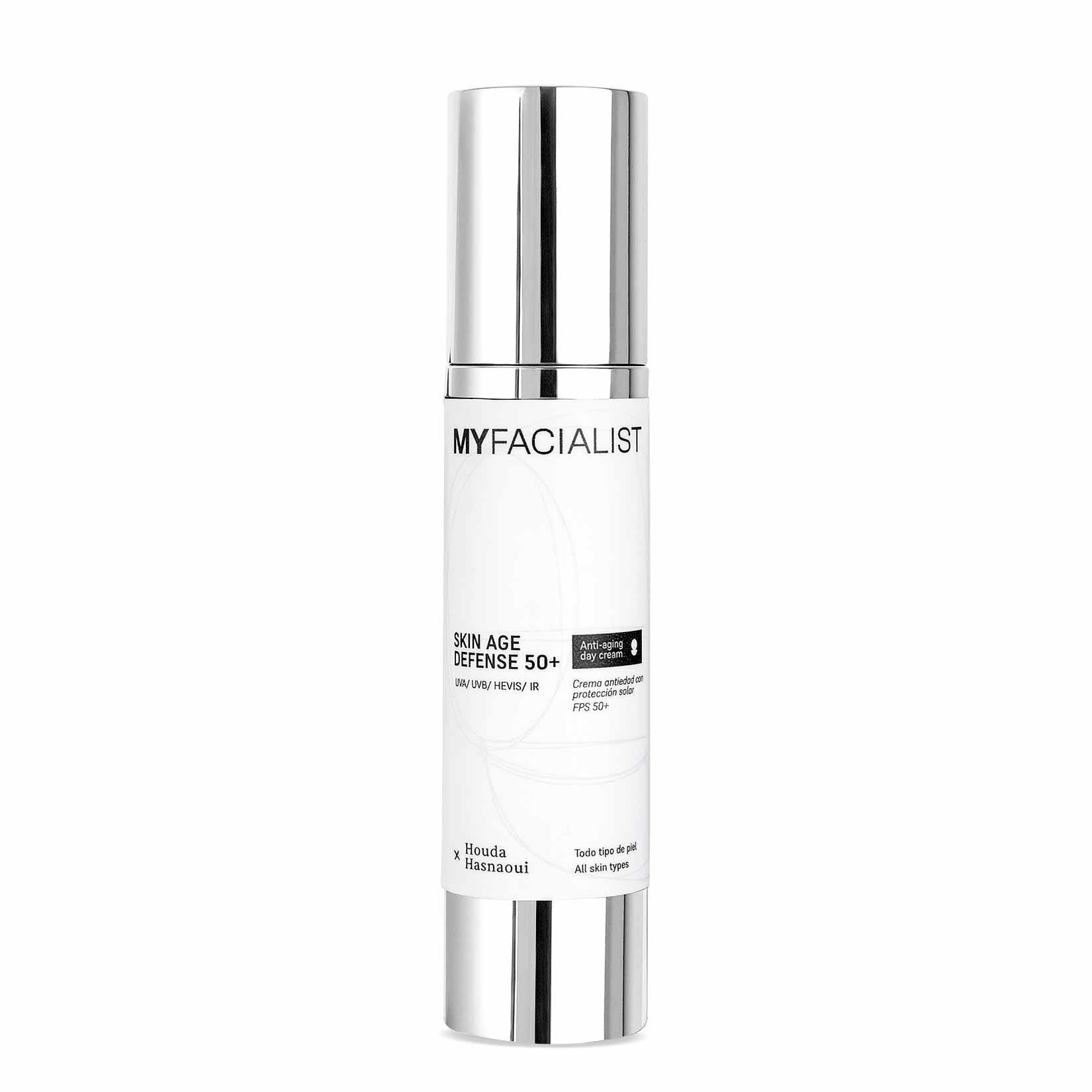 Skin age defense 50 - crema antiedad con protección solar 50+ 1 crema antiedad