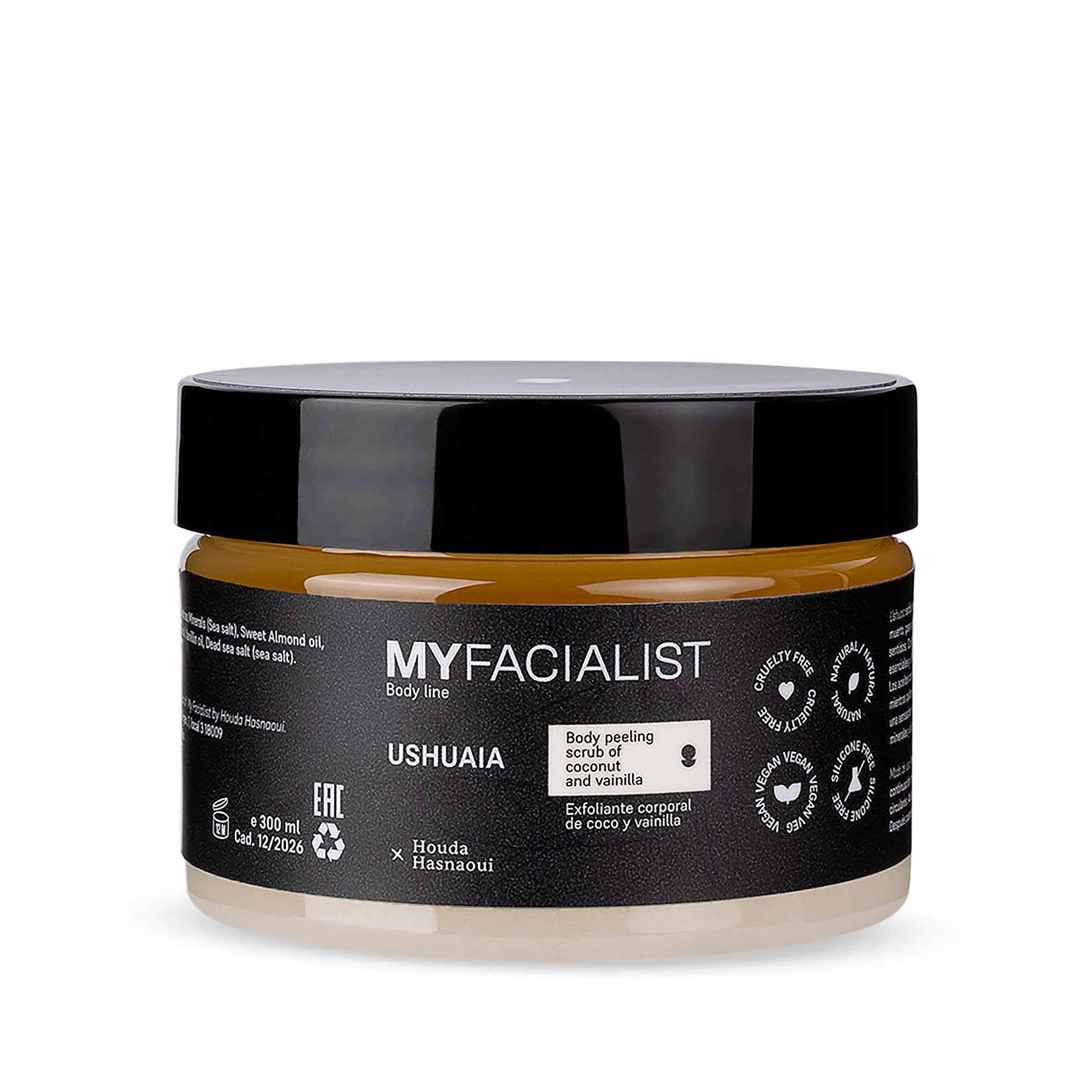 USHUAIA - EXFOLIANTE CORPORAL DE COCO Y VAINILLA 1 exfoliante corporal