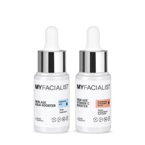 PACK 2 SERUM SKIN VITAMIN C + AQUA BOOSTER HIALURONIC 15ML